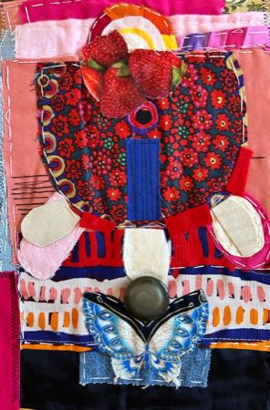 Untitled — fiber collage