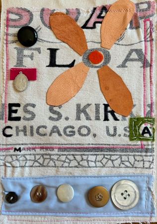 Untitled — fiber collage