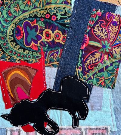 Untitled — fiber collage