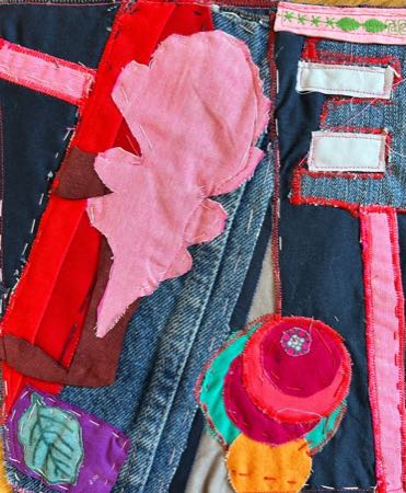 Untitled — fiber collage