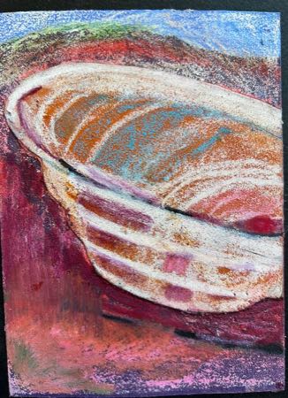 Untitled — Paintings on sandpaper 5"x4"
