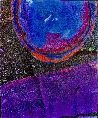 Untitled — Paintings on sandpaper 5"x4"