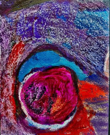 Untitled — Paintings on sandpaper 5"x4"