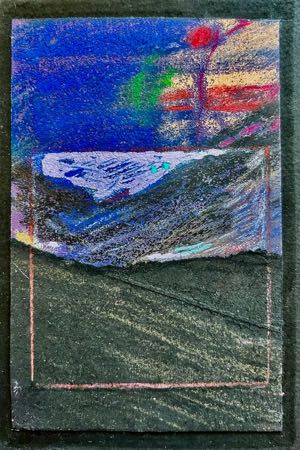 Untitled — Paintings on sandpaper 5"x4"