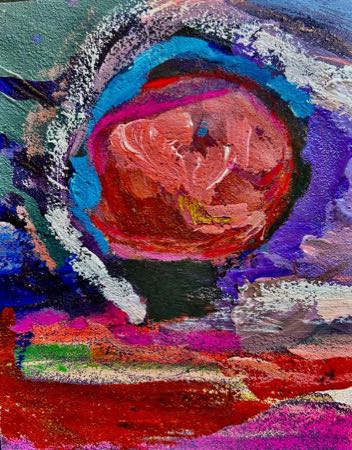 Untitled — Paintings on sandpaper 5"x4"
