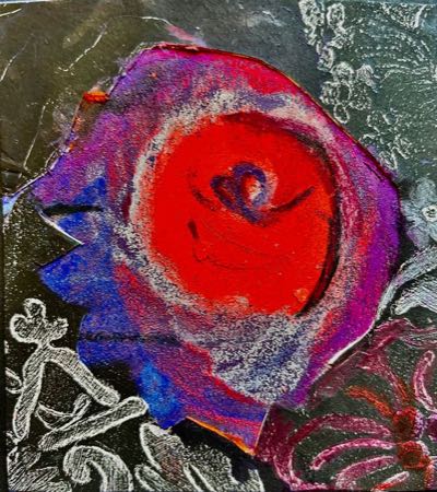 Untitled — Paintings on sandpaper 5"x4"