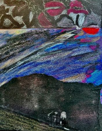 Untitled — Paintings on sandpaper 5"x4"