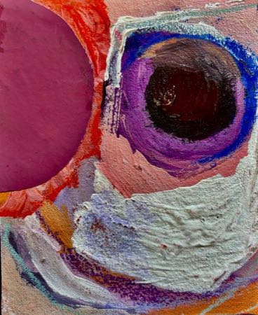 Untitled — Paintings on sandpaper 5"x4"