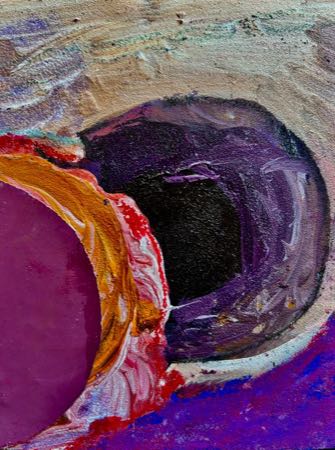 Untitled — Paintings on sandpaper 5"x4"