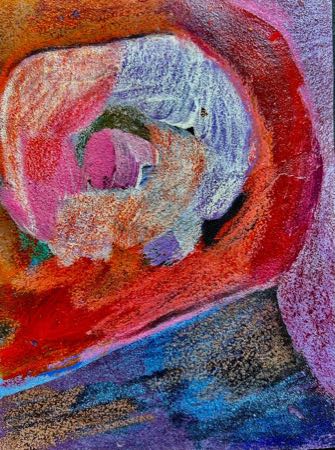 Untitled — Paintings on sandpaper 5"x4"