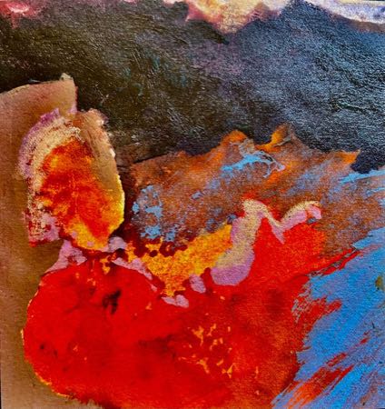 Untitled — Paintings on sandpaper 5"x4"