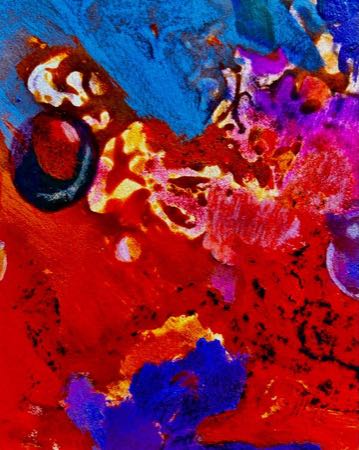 Untitled — Paintings on sandpaper 5"x4"